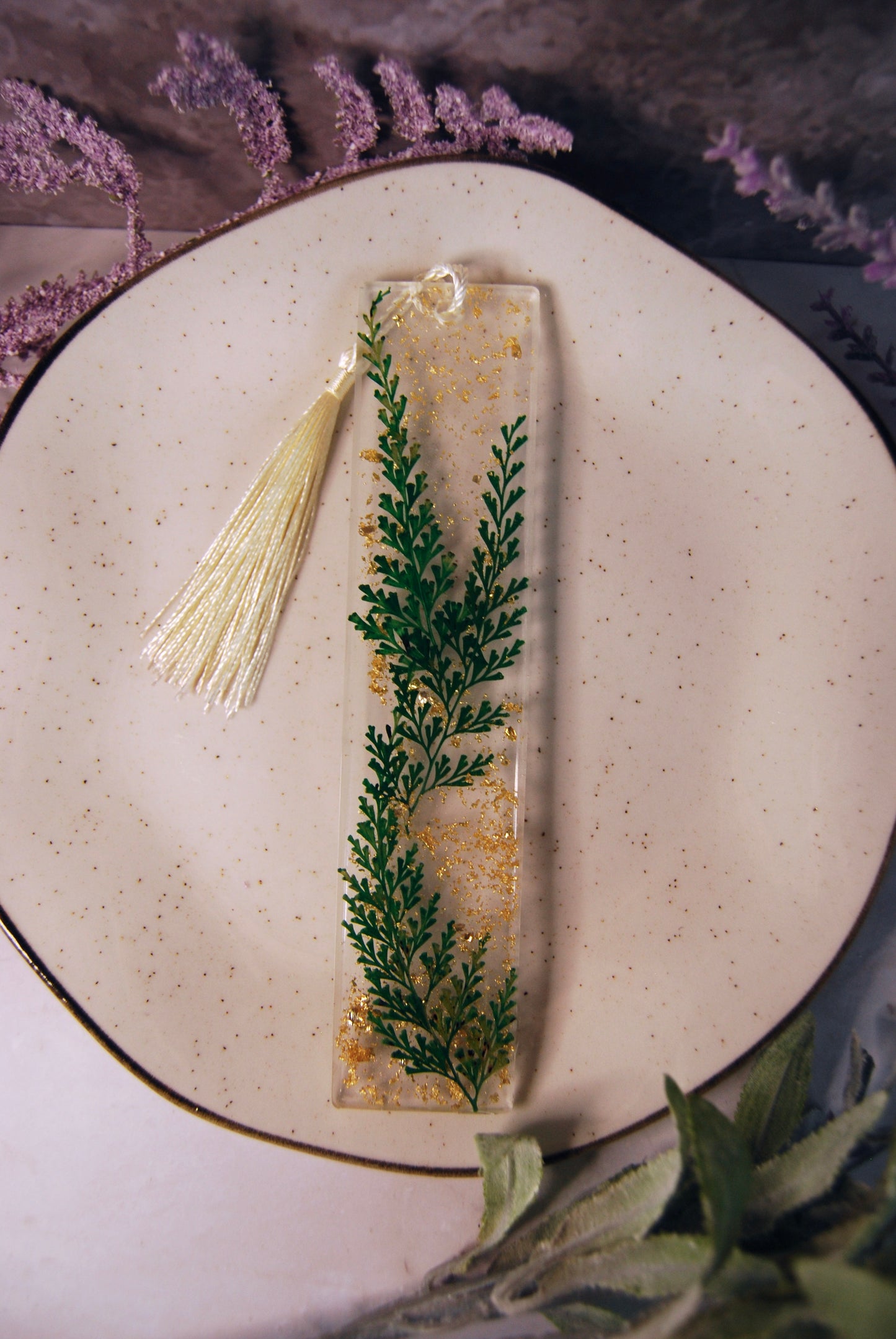 Assorted Dried Greenery and Florals Bookmarks