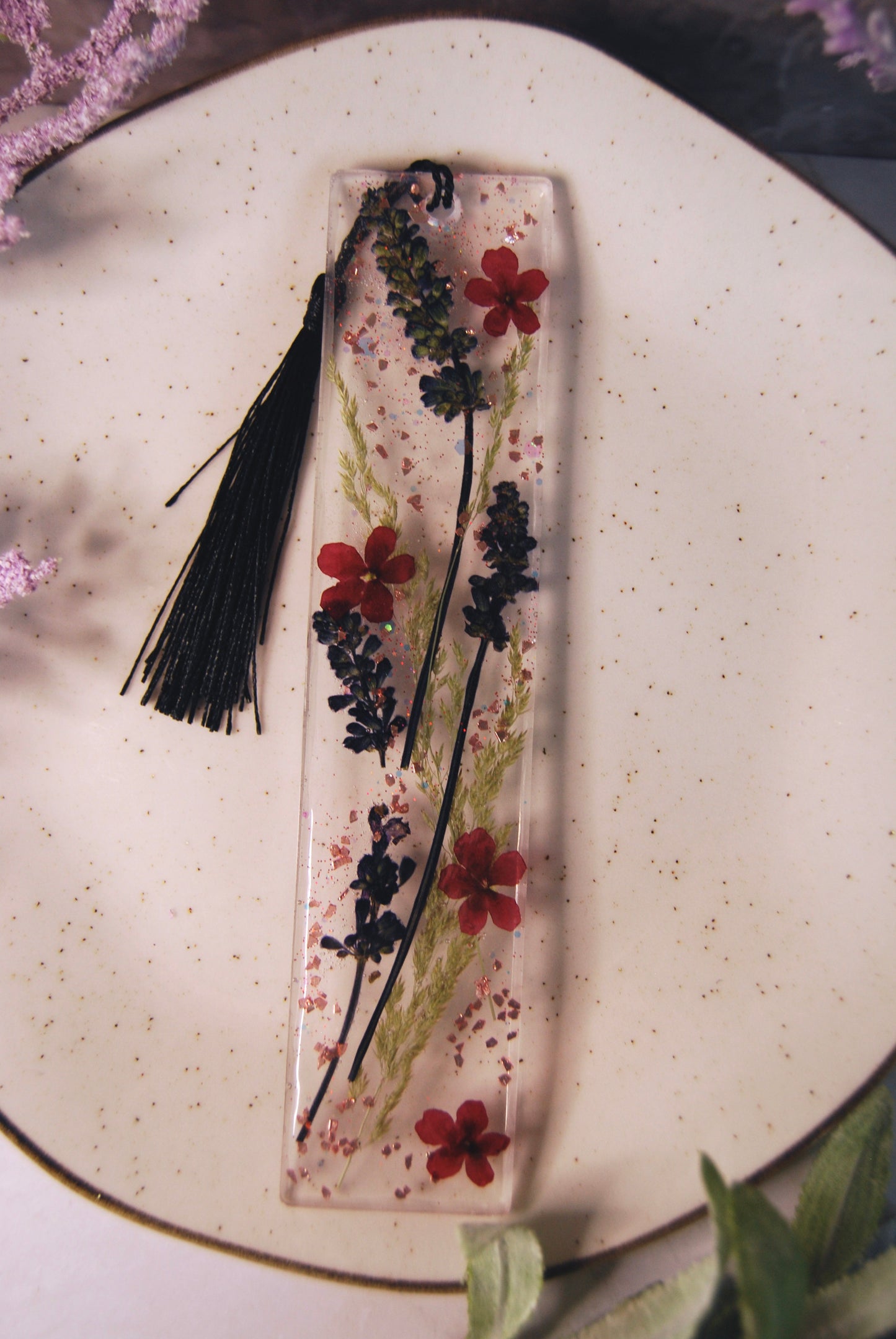 Assorted Dried Greenery and Florals Bookmarks