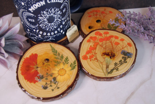Fall Floral Coasters