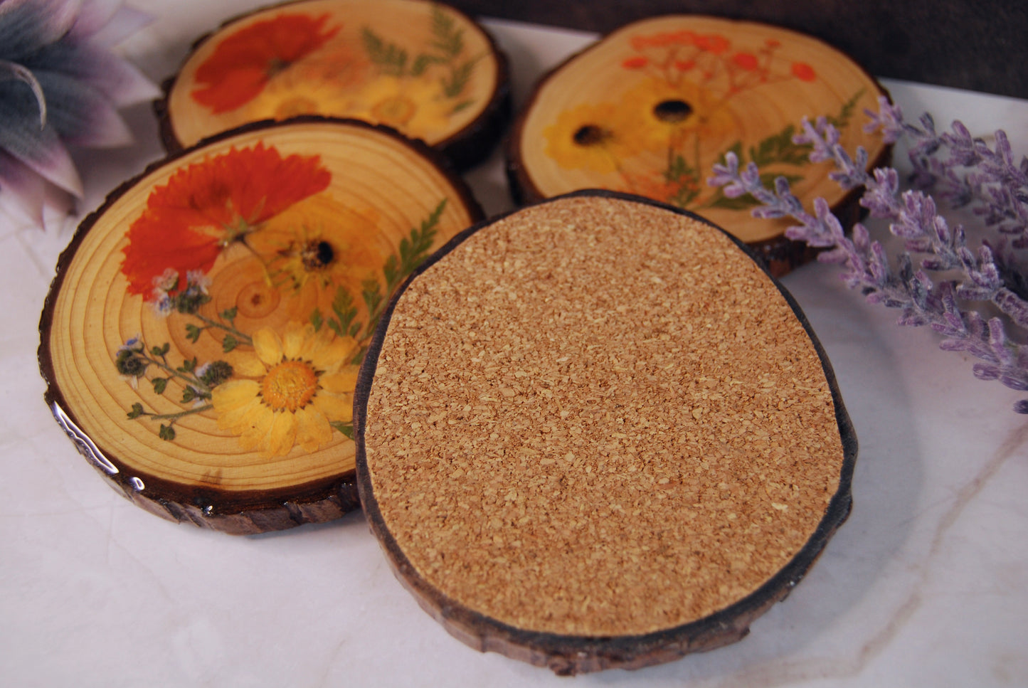 Fall Floral Coasters