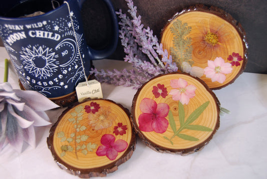 Pink Florals Coasters