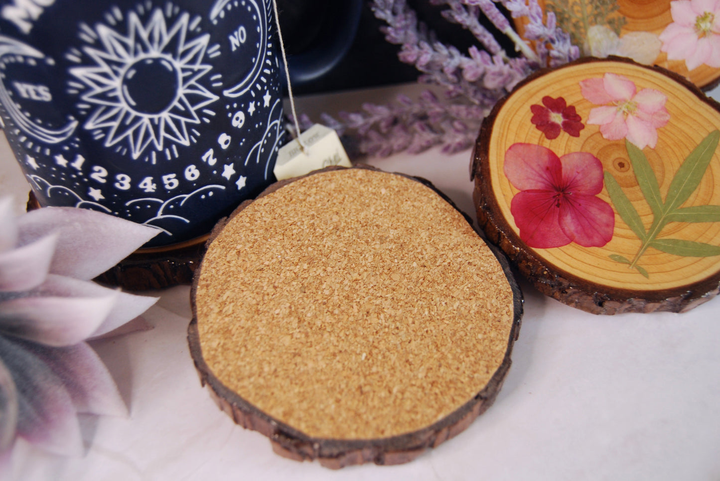 Pink Florals Coasters