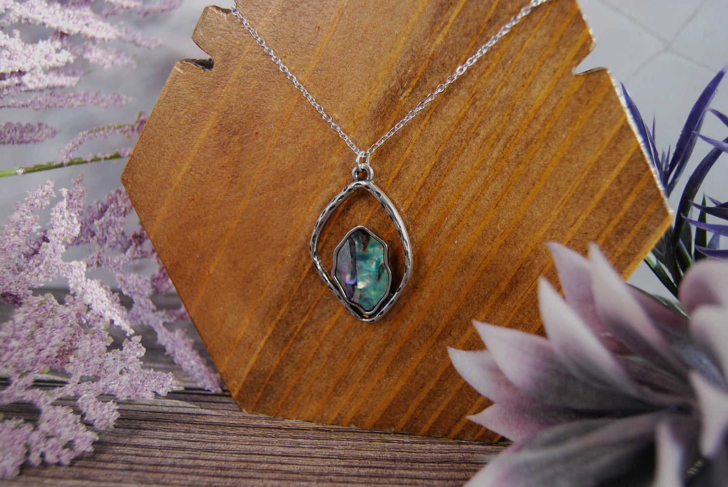 Abalone Shell Pendant Necklace