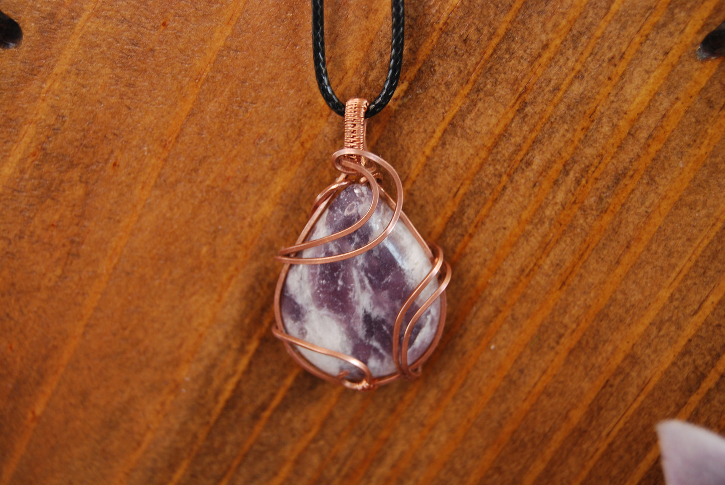 Assorted Wire Wrapped Stone Pendants