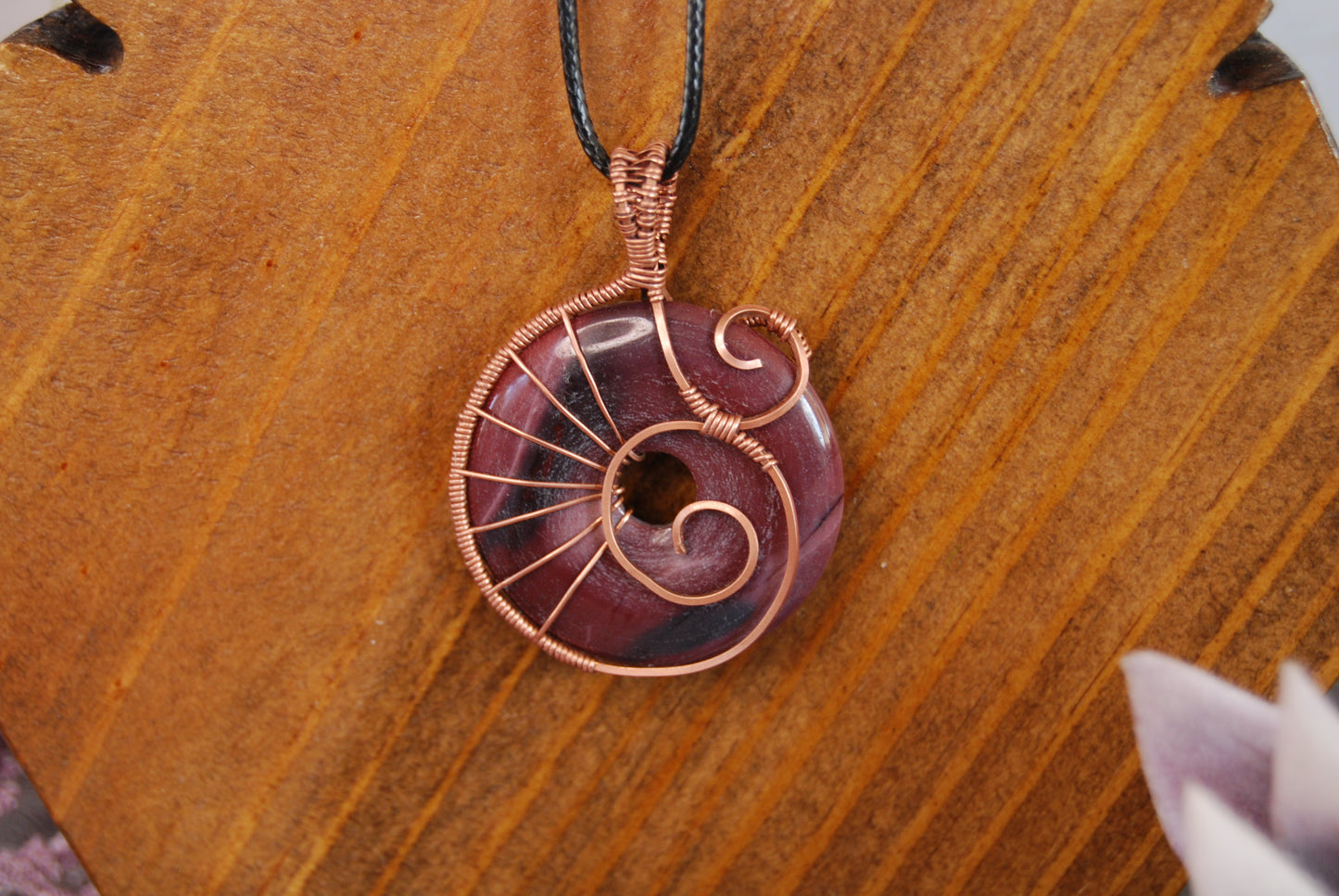 Assorted Wire Wrapped Stone Pendants