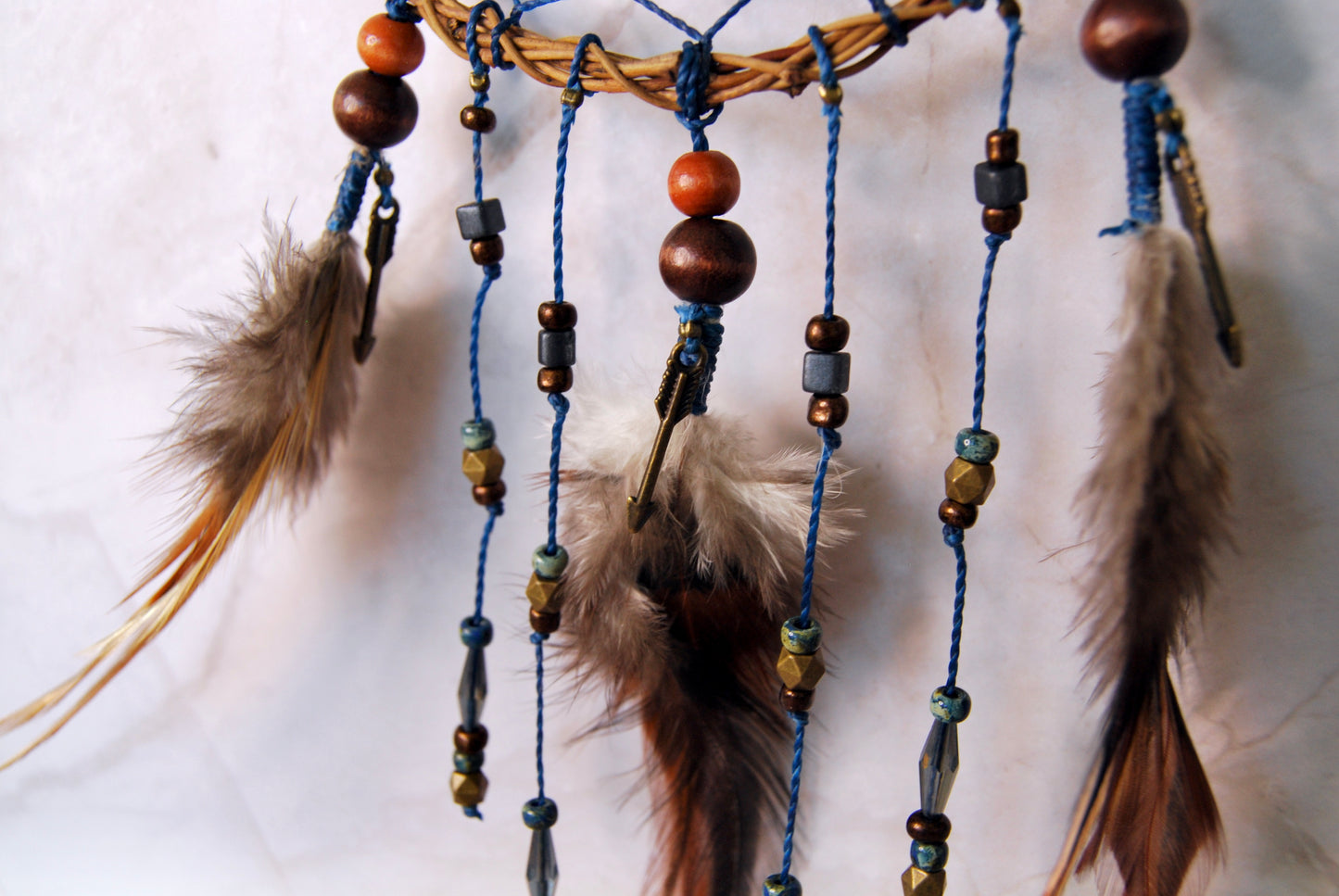 Medium Twisted Hoop with Arrows Dream Catcher