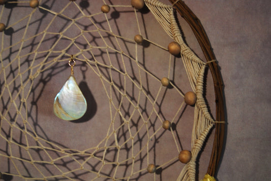 XL Dream Catcher with Shell Drop and Ribbons