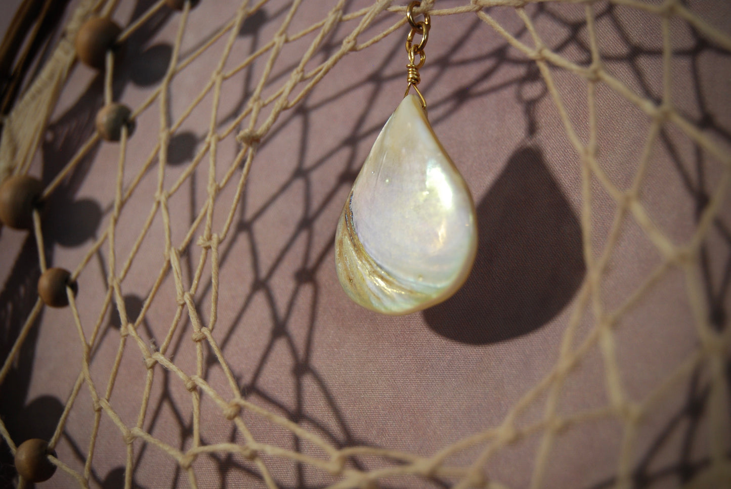 XL Dream Catcher with Shell Drop and Ribbons