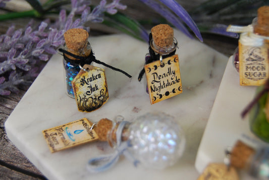 Mini Apothecary Bottles - 3 Pack