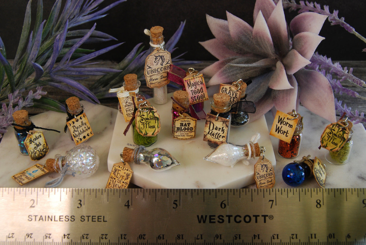 Mini Apothecary Bottles - 3 Pack
