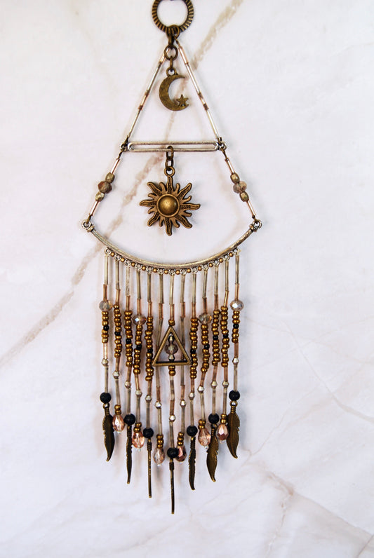 Antique Gold and Silver Celestial Mobile