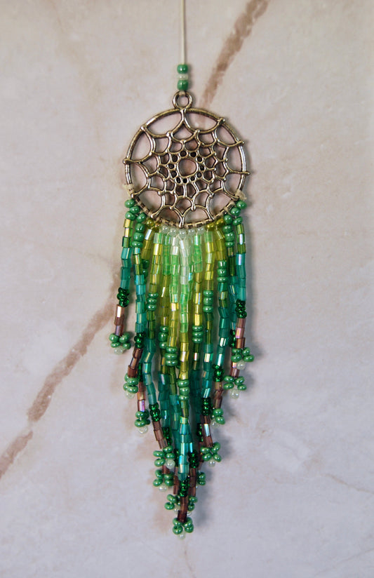 XS Bright Green Ombre Dream Catcher