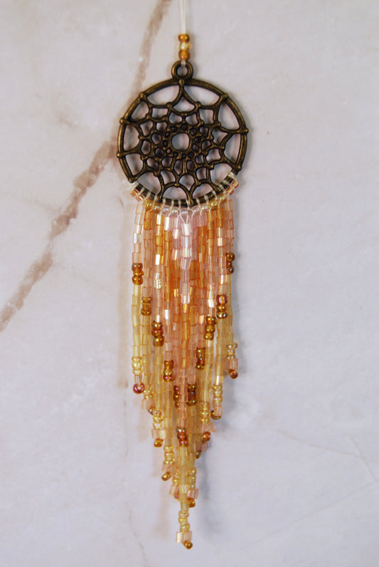 XS Antique Gold Ombre Dream Catcher