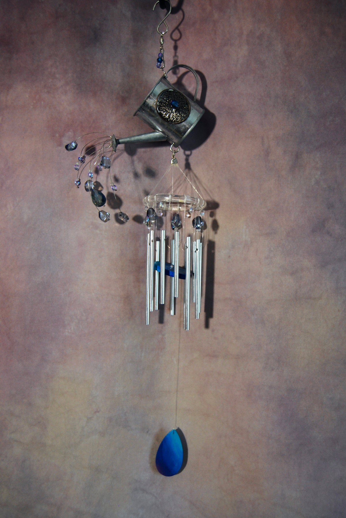 Whimsical Watering Can Wind Chime