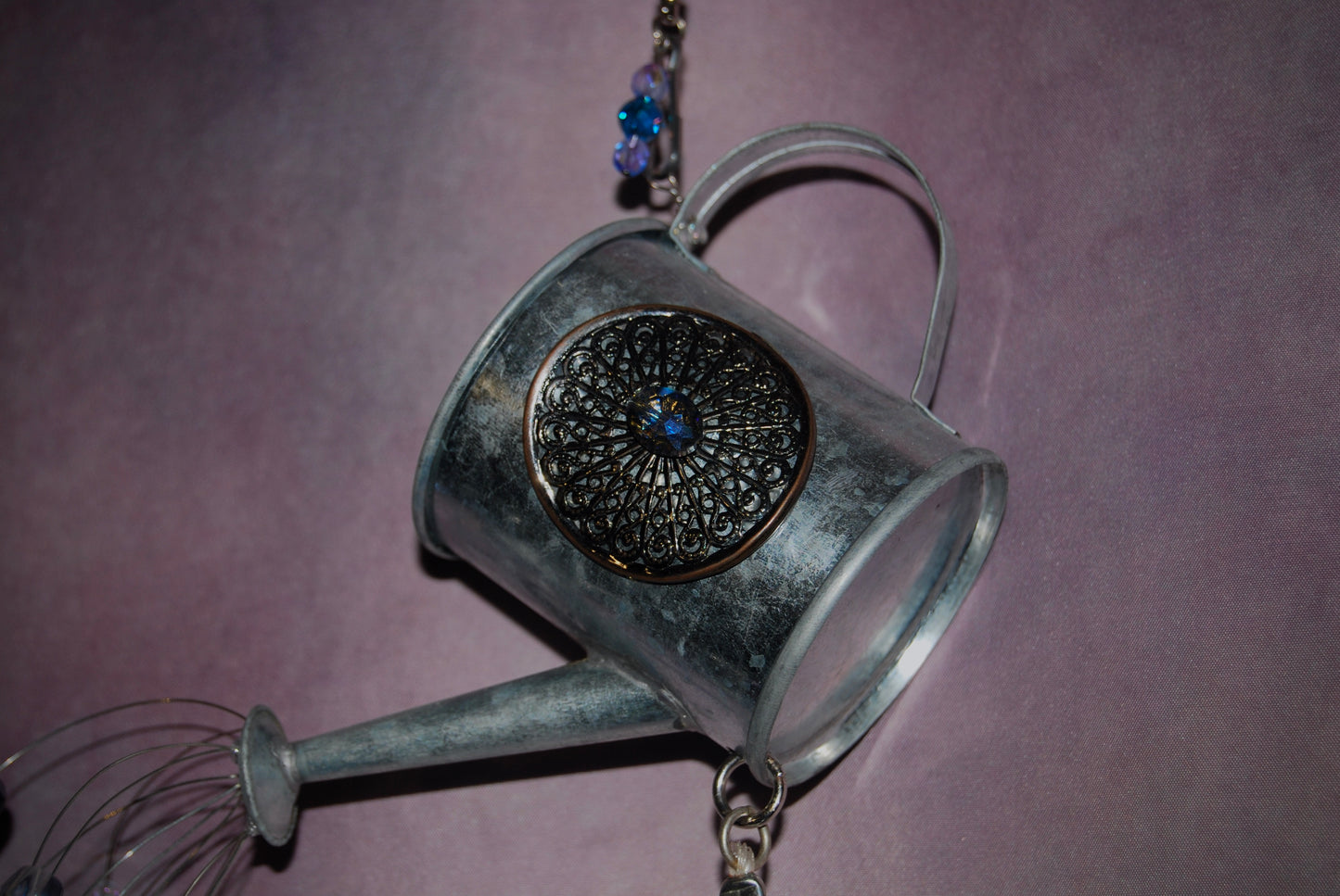 Whimsical Watering Can Wind Chime