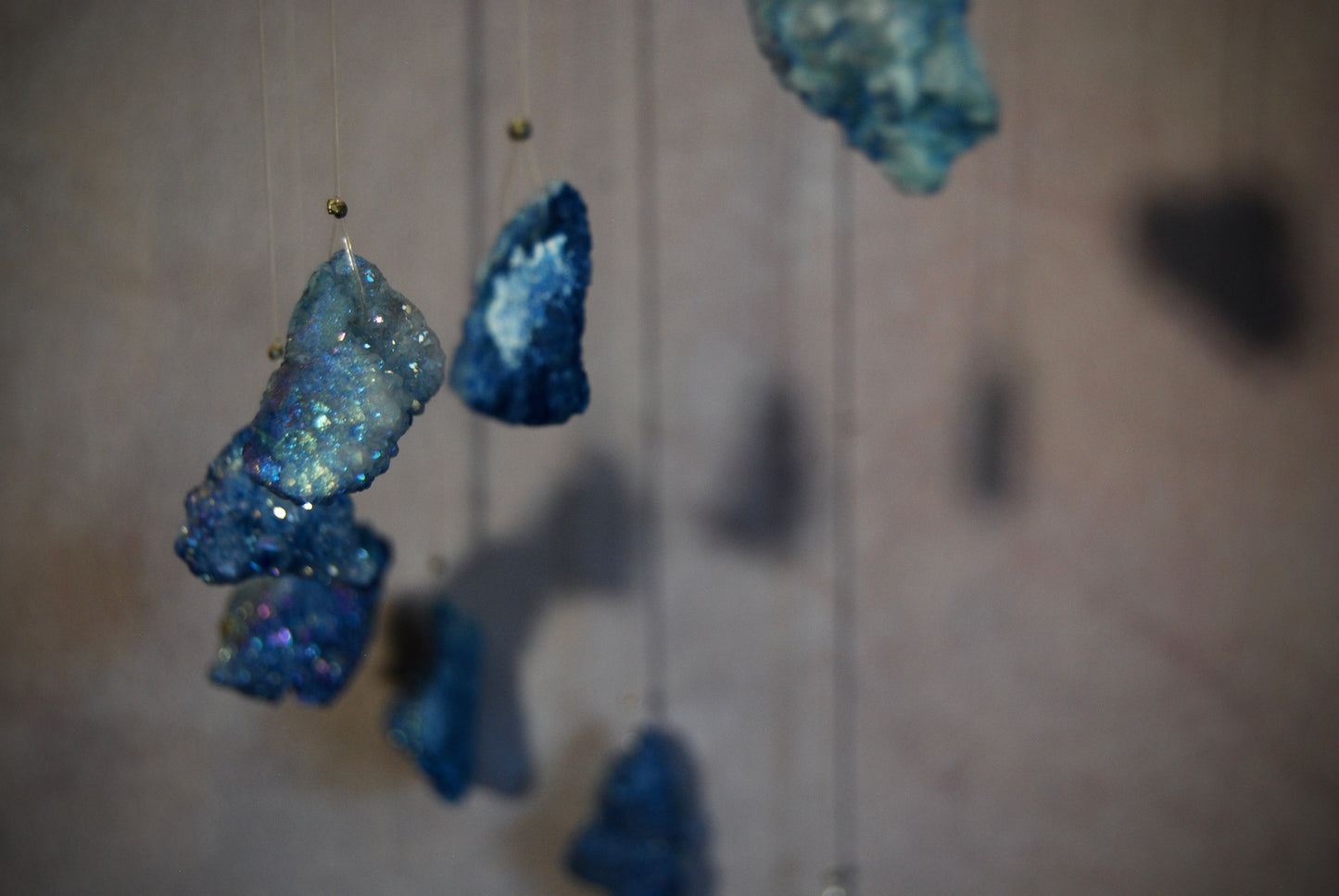 Large Blue Ombre Stones Mobile